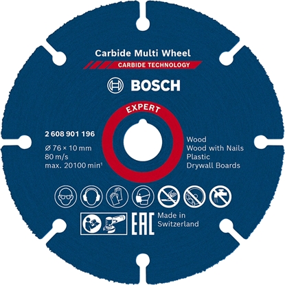 Attēls no Bosch  Carbide Multiwheel 76x10 EXPERT