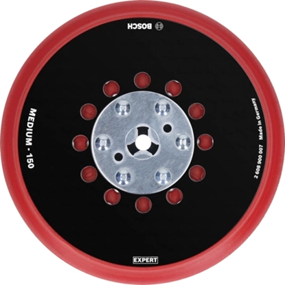 Attēls no Bosch EXPERT Multihole Backing Pad 150mm, medium, M8+5/16