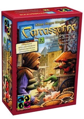 Attēls no Brain Games Dodatek do gry Carcassonne Exp 1: Traders & Builders (edycja litewska)