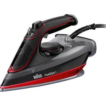 Picture of Braun SI 5057 RD Steam iron Ceramic soleplate 2700 W Black, Red
