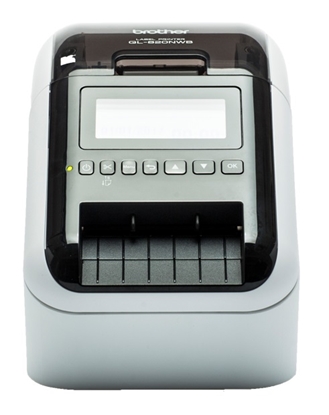 Picture of Brother QL-820NWB label printer Direct thermal Colour 300 x 600 DPI 176 mm/sec Wired & Wireless Ethernet LAN DK Wi-Fi Bluetooth