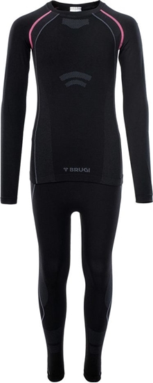 Picture of Brugi Zestaw Bielizny termoaktywnej dziecicej, czarna, rozmiar: 134-152 (1RAP EHQ)