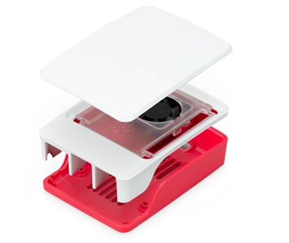 Picture of Case for Raspberry Pi 5 Red/White