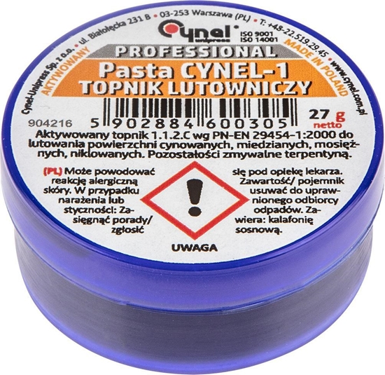 Picture of Cynel Topnik do lutowania mikkiego 27 g