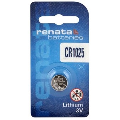 Picture of CR1025 baterijas Renata litija iepakojumā 1 gb.