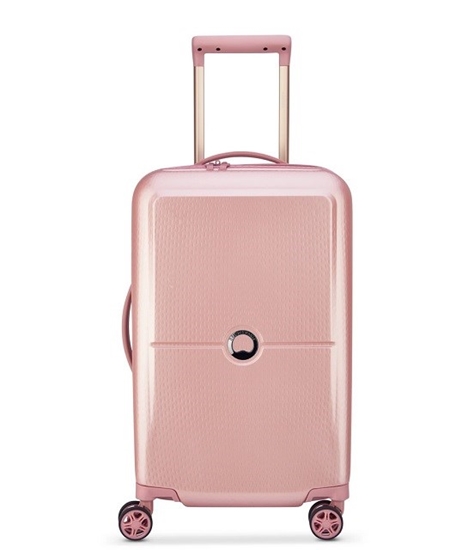 Picture of DELSEY SUITCASE TURENNE 55CM 4 DOUBLE WHEELS TROLLEY CASE PEONIA