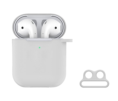 Attēls no Devia Crystal Series Devia Naked Silicone Case Suit For AirPods (with loophole) White Clear