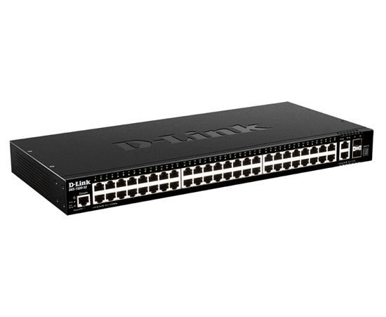 Picture of D-Link DGS-1520-52/E network switch Managed L3 10G Ethernet (100/1000/10000) 1U Black