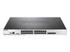 Picture of D-Link DWS-3160-24PC network switch Managed L2+ Power over Ethernet (PoE) 1U