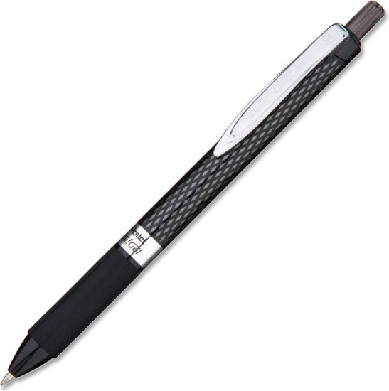Picture of Dugopis elowy Pentel OH!GEL czarno-srebrny (K497)