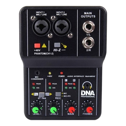 Attēls no DNA Professional Mix 2 - analogue audio mixer