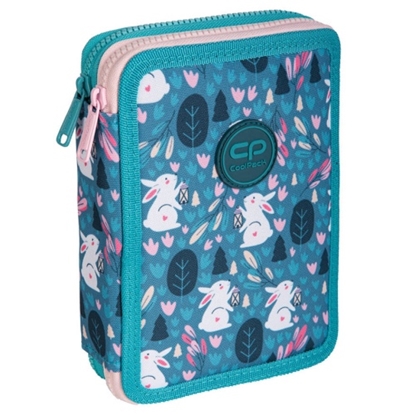 Picture of Double decker school pencil case with equipment Coolpack Jumper XL Princess Bunny