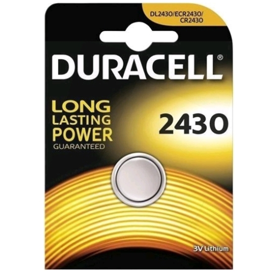 Изображение Duracell CR2430 Professional Electronics 3V litija baterijas