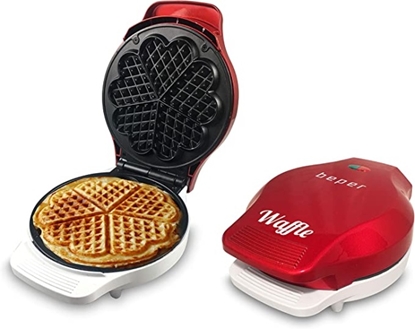 Picture of Ecost customer return Beper Waffle iron, 5 waffles at the same time, nonstick plate 18 cm, 800100
