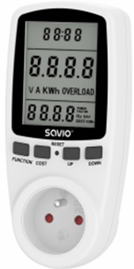 Picture of Elektriskais skaitītājs Savio Energy Monitor with LCD Screen