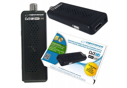 Attēls no Esperanza  Tuner DVB-T2 EV109R