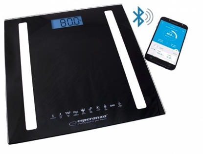 Picture of Esperanza EBS016K personal scale Electronic personal scale Square Black