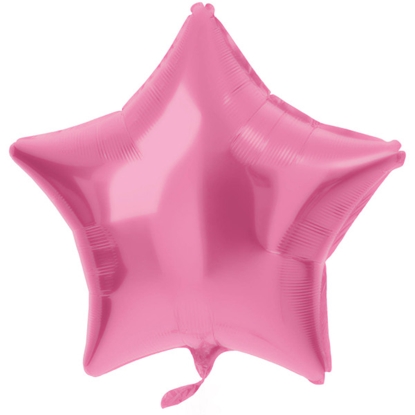 Изображение Folat Folija gaisa balons "Star" 48cm Matte Pink Metallic