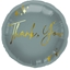 Attēls no Folat Folija gaisa balons "Thank you" 45cm Grey/Gold