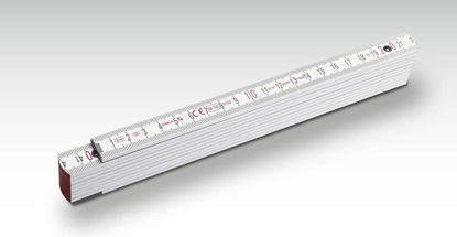 Picture of Folding tape measure Stabila beech 1707 white, 2m