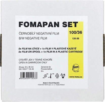Picture of Foma film Fomapan 100/36 Set 6 filmi + cartrige