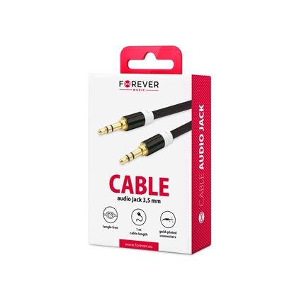 Picture of Forever Audio AUX Cable 3.5 mm -> 3.5 mm 1m