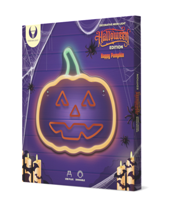 Picture of Forever Neolia HAPPY PUMPKIN Neon LED Sighboard