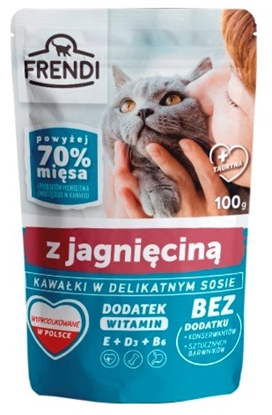 Picture of FRENDI Pieces in lamb sauce - wet cat food - 100 g