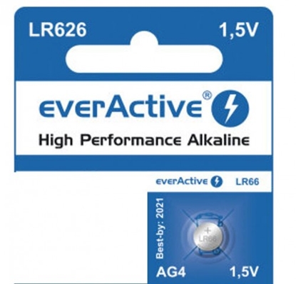 Attēls no G4 baterijas everActive Alkaline LR66/377A iepakojuma 1 gb.