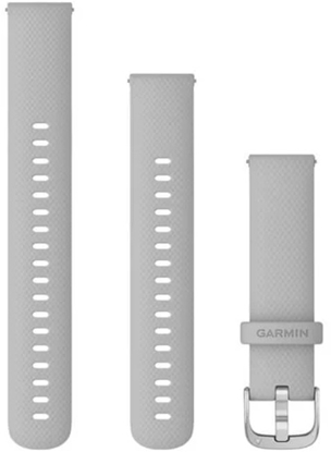 Изображение Garmin watch strap Venu 2S 18mm, mist grey/silver