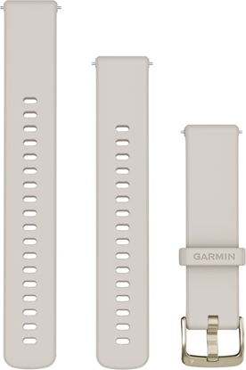 Изображение Garmin watch strap Venu 3S 18mm, ivory/gold