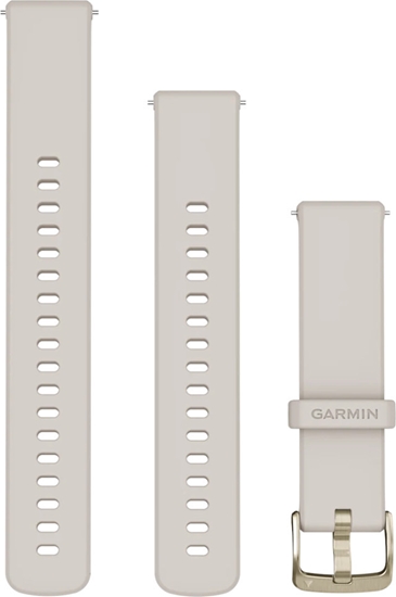 Picture of Garmin watch strap Venu 3S 18mm, ivory/gold