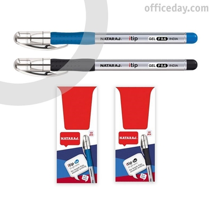 Picture of Gela pildspalva NATARAJ ITIP FINE 0.7mm, melna tinte, 1 gab/iepakojumā