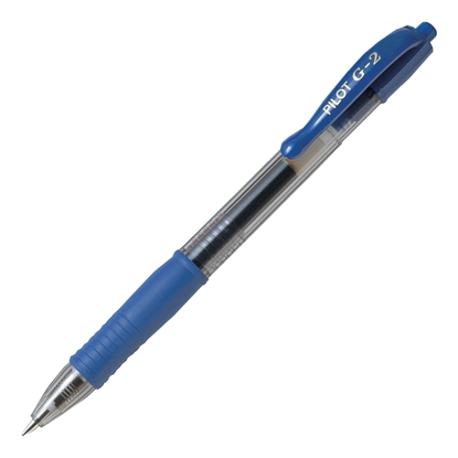 Picture of Gela pildspalva PILOT G-2 0.5mm zila tinte