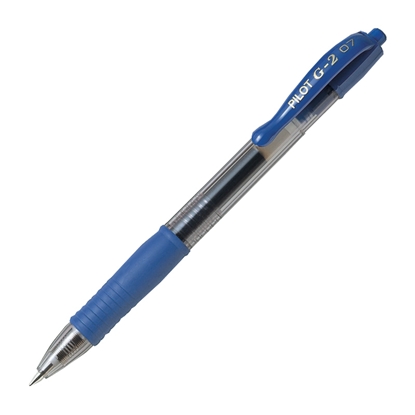 Изображение Gela pildspalva PILOT G-2 0.7mm zila tinte