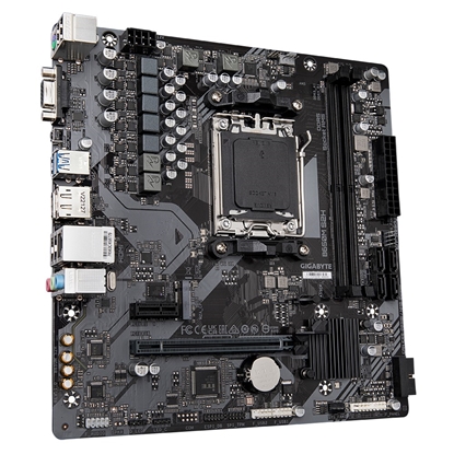 Attēls no GIGABYTE B650M S2H Motherboard - AMD Ryzen 9000 Series CPUs, 5+2+2 Phases VRM, up to 6400MHz DDR5 (OC), 1xPCIe 4.0 M.2, GbE LAN, USB 3.2 Gen 1