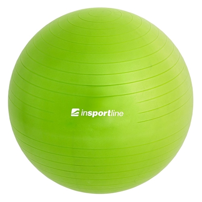 Attēls no Gimnastikos kamuolys + pompa inSPORTline Top Ball 75cm - Green