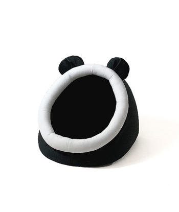 Picture of GO GIFT cat bed - black and white - 40x45x34 cm