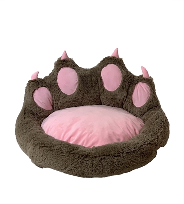 Изображение GO GIFT Dog and cat bed - brown - 75x75 cm