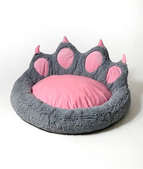 Picture of GO GIFT Dog and cat bed - grey - 75x75 cm