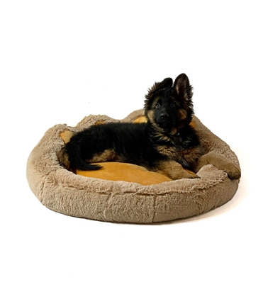 Изображение GO GIFT Dog and cat bed XL - camel - 75x75 cm