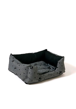 Изображение GO GIFT Dog bed L - graphite - 65x45x15 cm