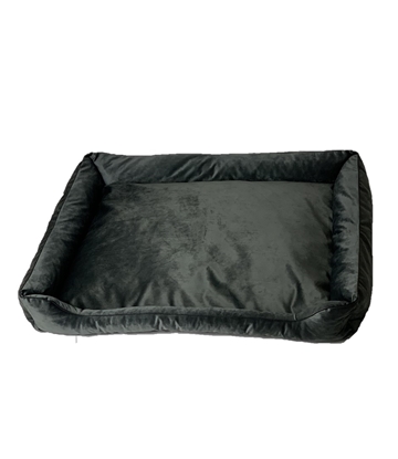 Attēls no GO GIFT Lux black - pet bed - 95 x 70 x 9 cm