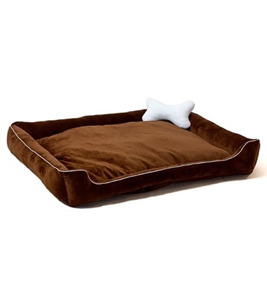 Attēls no GO GIFT Lux brown - pet bed - 95 x 70 x 9 cm