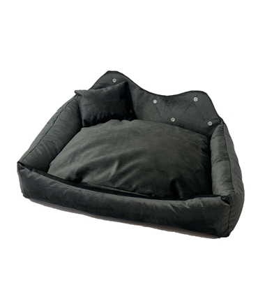 Attēls no GO GIFT Prince graphite XL - pet bed - 60 x 45 x 10 cm