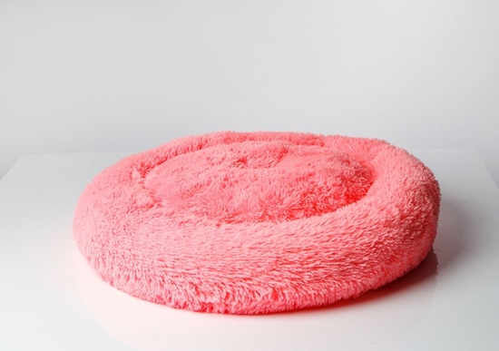 Изображение GO GIFT Shaggy pink XL - pet bed - 80 x 83 x 10 cm