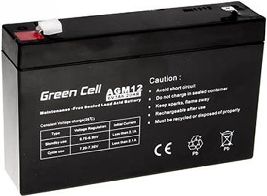 Изображение Green Cell AGM 6V 7Ah (AGM12)