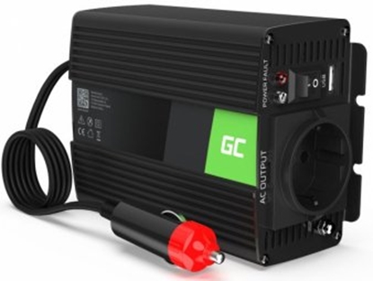 Picture of Green Cell Car Power Inverter Pure Sine Wave 12V to 230V 150W / 300W