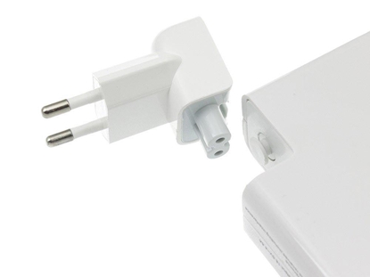 Изображение Green Cell for Apple Macbook Magsafe Power: 85W  Voltage: 18.5V  Amperage: 4.5A  Plug: 5 pin