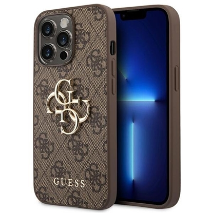 Picture of Guess PU 4G Metal Logo Case for iPhone 14 Pro Max 